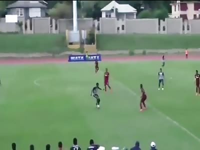 TWO FOOTBALL PLAYERS DIE WHEN STRIKED BY LIGHTNING