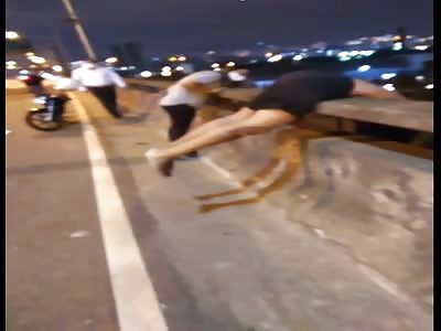 SHOCKING AFTERMATH OF MOTORCYCLE ACCIDENT 