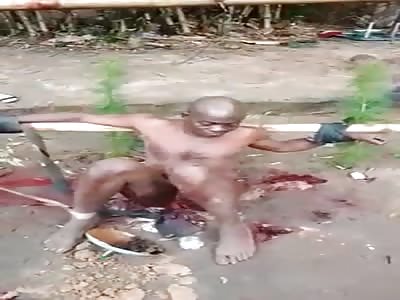 FUCK!!! TIED MAN WAS CASTRATED!!!