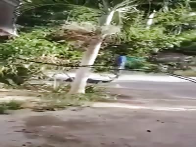 Dude Gets Brutalized With An Axe