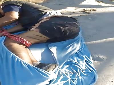 BAGGED, GAGGED, TIED, BLINDFOLDED AND DEAD