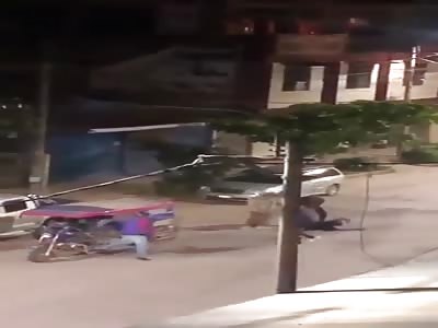 BEATEN TO DEATH IN THE STREET