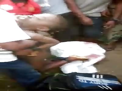 SAD VIDEO OF A DEAD KID IN A BAG