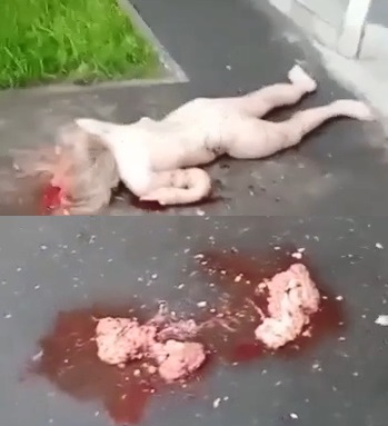 A CORPSE WITH CRUSHED HEAD