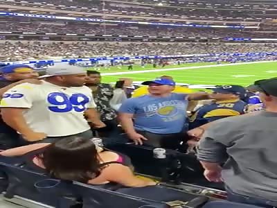 OBESE FIGHTING DURING THE GAME