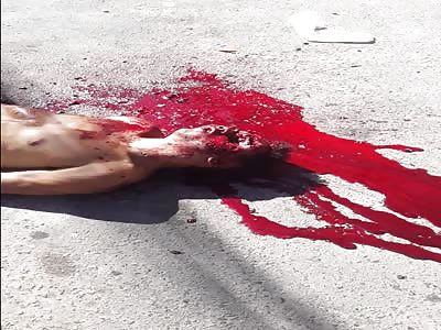 HE WAS TIED, BEATEN AND HAD HIS HEAD BLOWN BY SHOTS