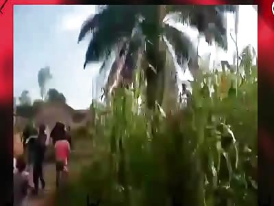 MAN BEATEN AND STONED TO DEATH