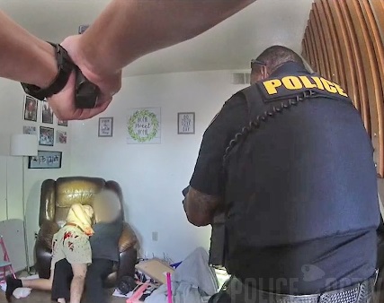 Cops Shoot Suspect As He Stabs His Mother