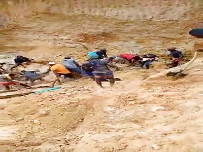 MUD AVALANCHE BURIED PEOPLE