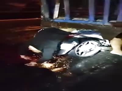 SHOCKING AFTERMATH OF FATAL MOTORCYCLE ACCIDENT