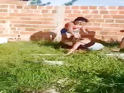 BRAZILIAN PUNISHMENT: COUPLE BEING BEATEN