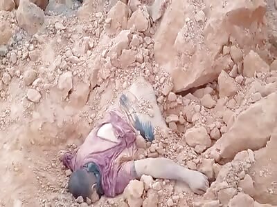 DIED BURIED BY AN EARTH AVALANCHE