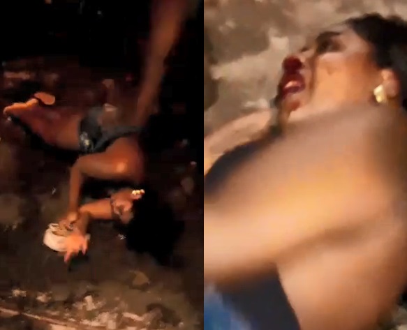 BEATING THE FAVELA BITCH 