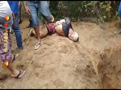 COUPLE WAS MURDERED AND BURIED UPSIDE DOWN