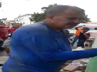 DRUNK ELDERLY PEEING AFTER CAUSE SERIOUS ACCIDENT