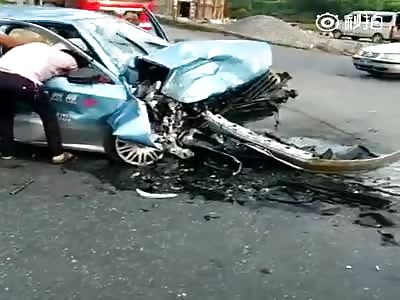 TAXI SAD ACCIDENT