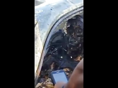 Aftermath Accident Burned Alive