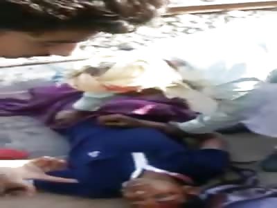 Man With Feet Ripped Off by Train in To Agony