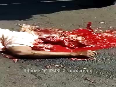 Man Head Crushed By Truck.