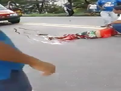 TERRIBLE MOTORBIKE ACCIDENT