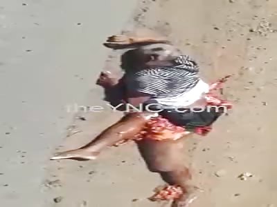 MAN CRUSHED BY TRUCK.