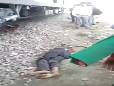 Suicidal man on the train Lines