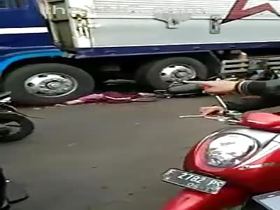 Man Crushed By Truck