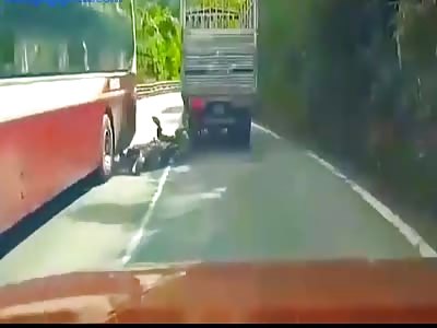 Mother Protects Baby In An Accident