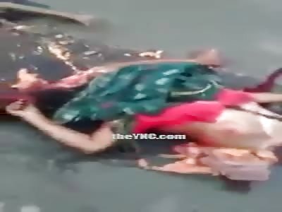 Man Destroyed By Truck