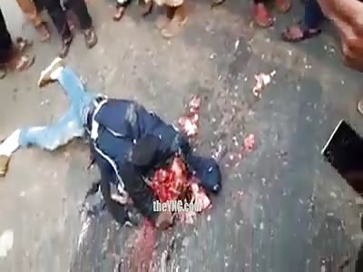 Man Head Crushed By Truck