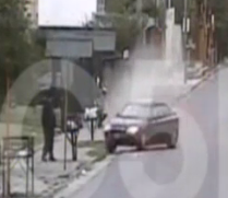 Pedestrian Brutally Run Over by Car