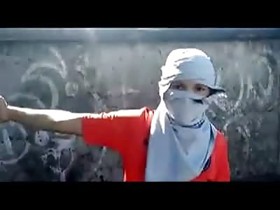 Kid Receives a Shot in the Hand