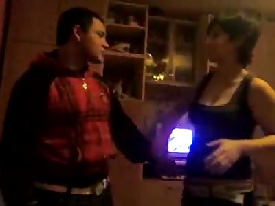 Asshole brutally beats and stomps his girlfriend after playfight goes wrong