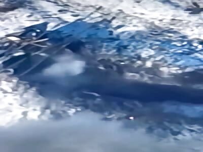 Trench Soldiers Take Direct Mortar Hit