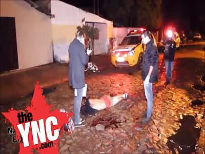 Boy was shot dead in the street