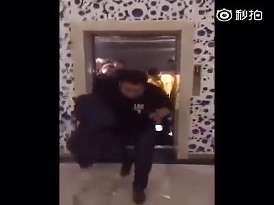 he falls on his own vomit