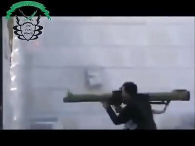 RPG Gunner Fails To Clear Back Blast Area