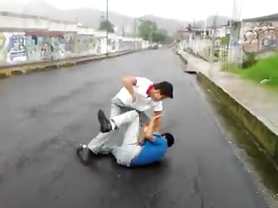 fights after leaving school