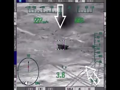  massive bombing on tank