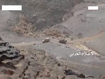 Saudi Soldiers Panic After Being Ambushed By Guerrilla Fighters