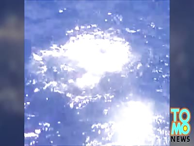 Shocking footage shows four alleged Somali pirates gunned down at sea