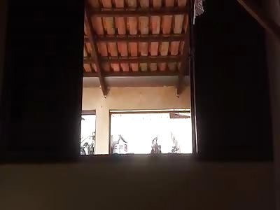 Witnessing the show in the front row