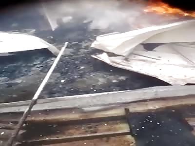 Many dead..Bodies Charred and a Live Horror Movie Scene 