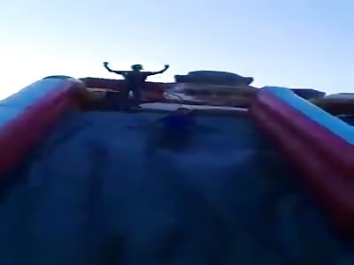 Child falls out of play