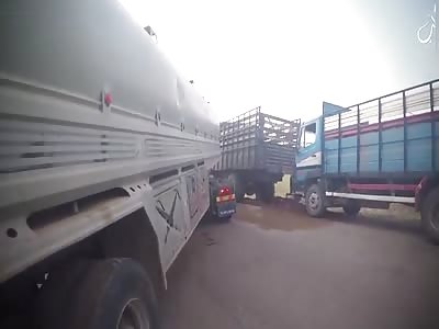 GRAPHIC CONTENT: Rebel Gets Point Blanked In Traffic Jam .