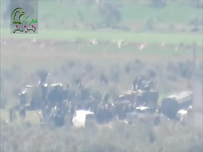 TOW Strike On Mass Of Troops Results In Explosive Selfie