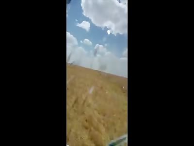 Kurds Run Down ISIS Rat With Armored Car