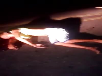 Killed after an accident between motorcycle and truck