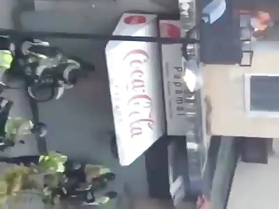 Police beating protester (venezuela)