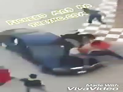 Muslim family fight with machete ends when they are run over